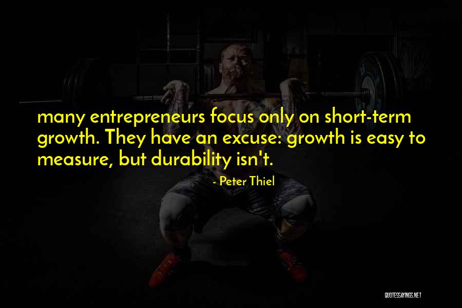 Short Term Quotes By Peter Thiel