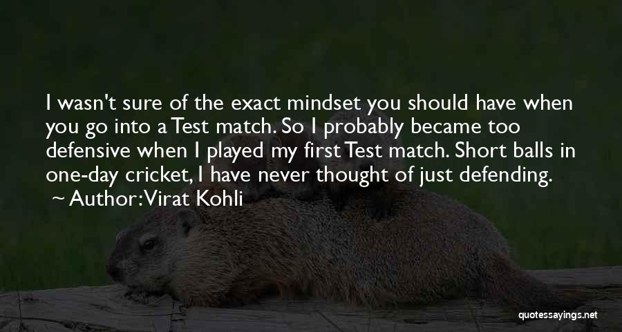 Short Thought Of The Day Quotes By Virat Kohli