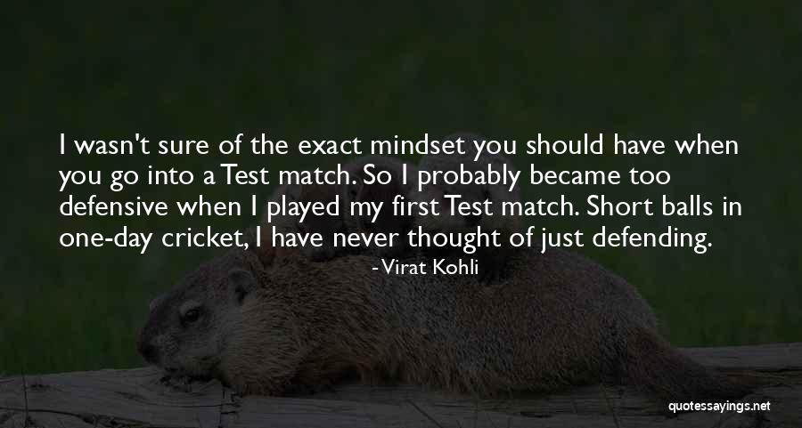 Short Thought Of The Day Quotes By Virat Kohli