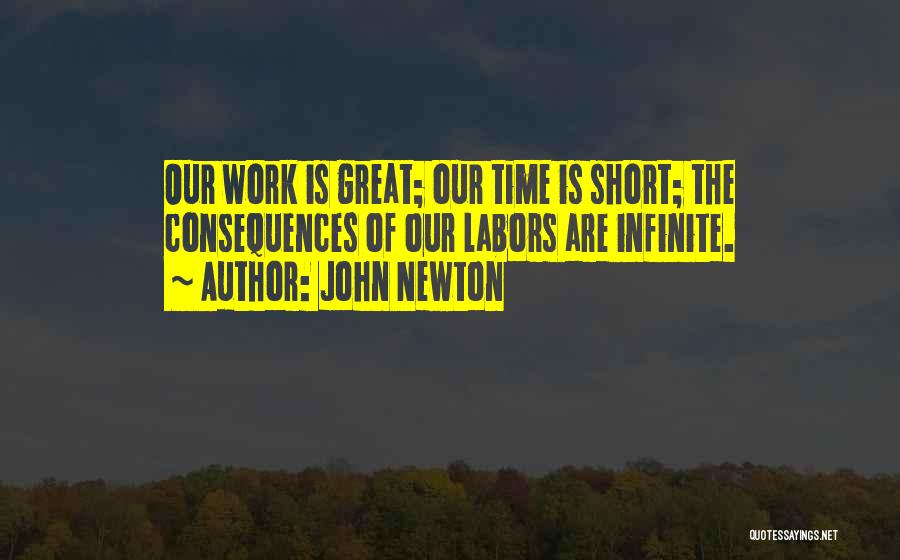 Short Time Quotes By John Newton