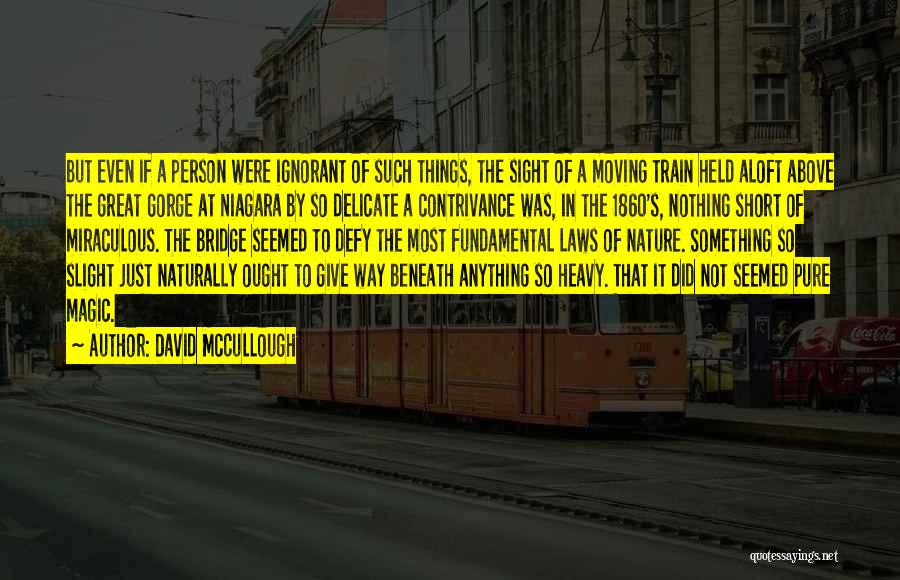 Short Train Quotes By David McCullough