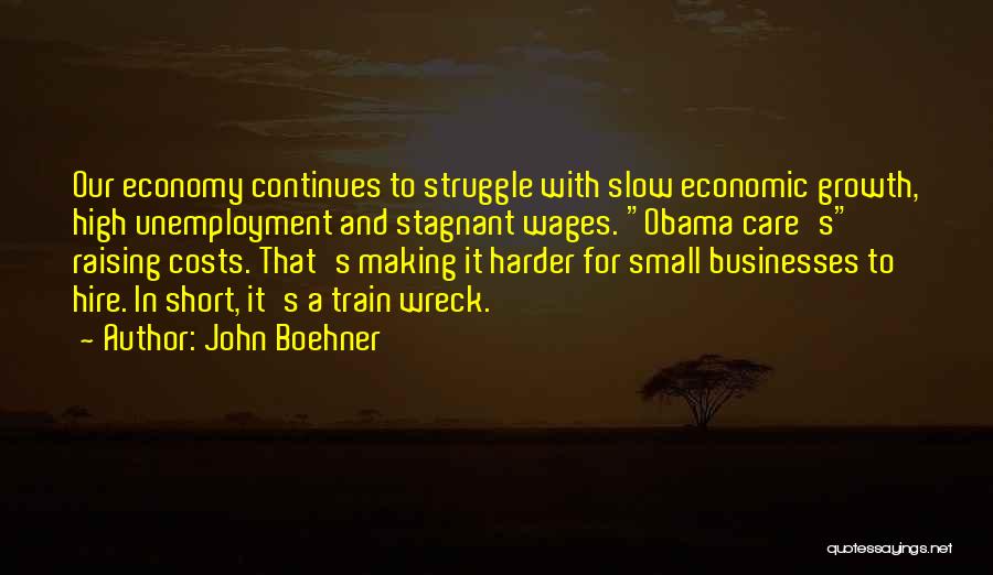 Short Train Quotes By John Boehner