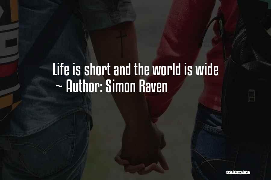 Short Travel The World Quotes By Simon Raven