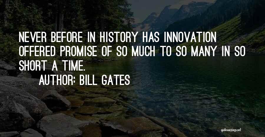 Short Us History Quotes By Bill Gates