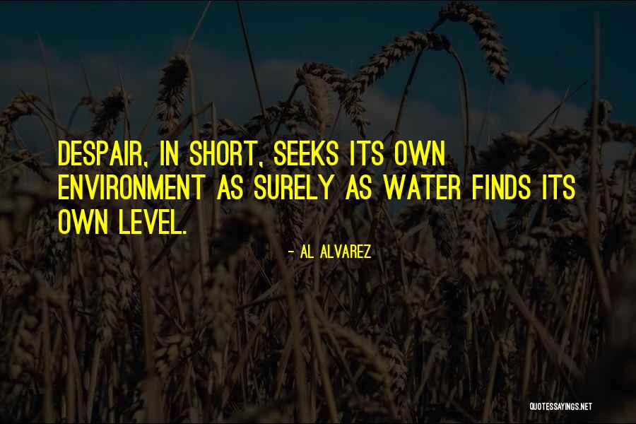 Short Water Quotes By Al Alvarez Short Water Quotes By Al Alvarez