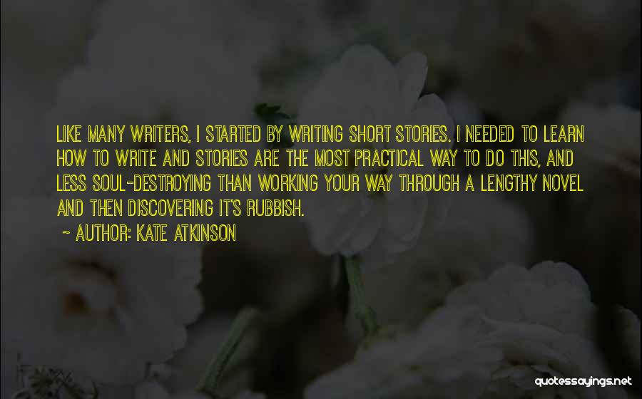 Short Way Quotes By Kate Atkinson