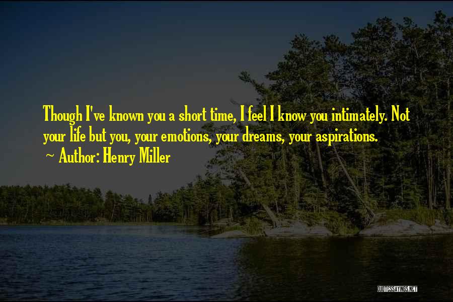 Short Well Known Quotes By Henry Miller