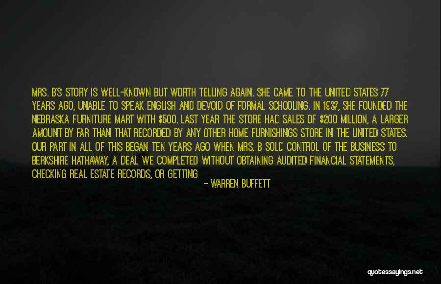 Short Well Known Quotes By Warren Buffett