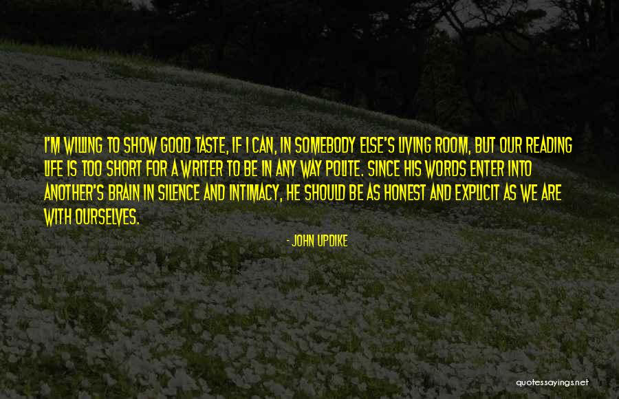 Short Words For Quotes By John Updike Short Words For Quotes By John Updike