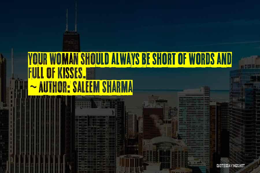 Short Words Of Love Quotes By Saleem Sharma