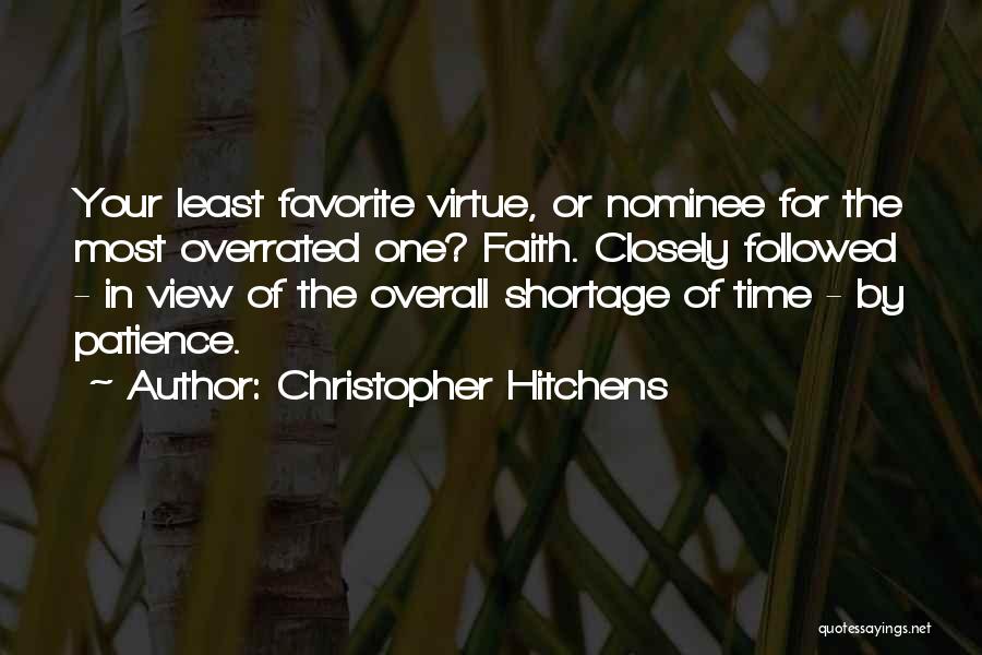 Shortage Of Time Quotes By Christopher Hitchens