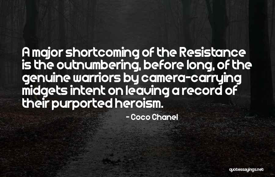 Shortcoming Quotes By Coco Chanel Shortcoming Quotes By Coco Chanel