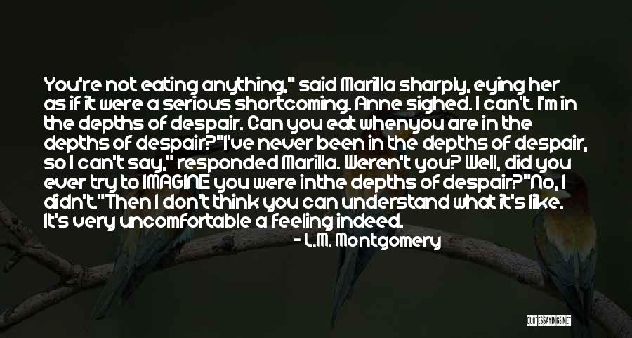 Shortcoming Quotes By L.M. Montgomery Shortcoming Quotes By L.M. Montgomery