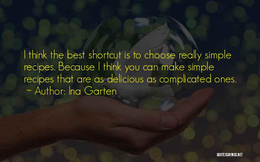 Shortcut Quotes By Ina Garten