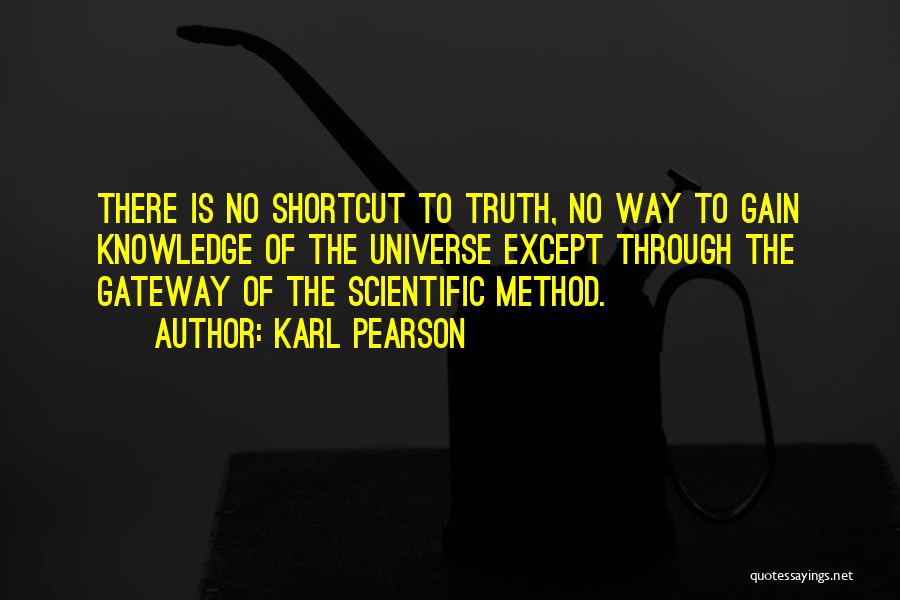 Shortcut Quotes By Karl Pearson