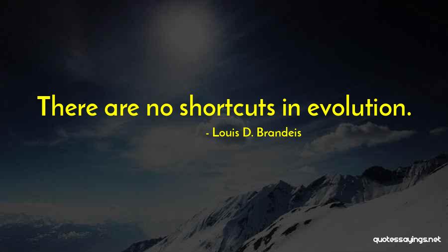 Shortcuts Quotes By Louis D. Brandeis