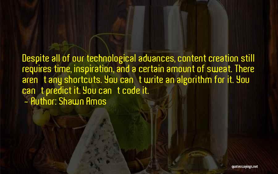 Shortcuts Quotes By Shawn Amos