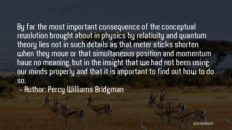 Shorten Quotes By Percy Williams Bridgman