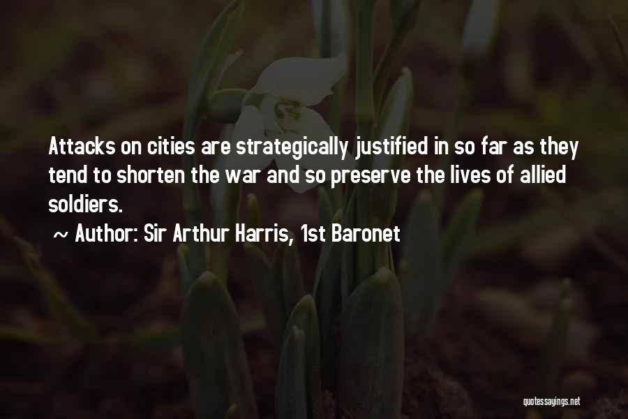 Shorten Quotes By Sir Arthur Harris, 1st Baronet