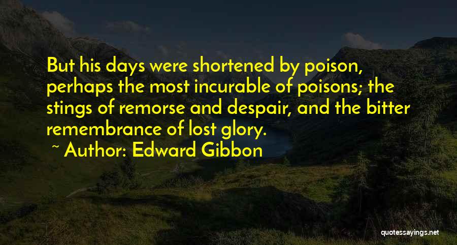 Shortened Quotes By Edward Gibbon