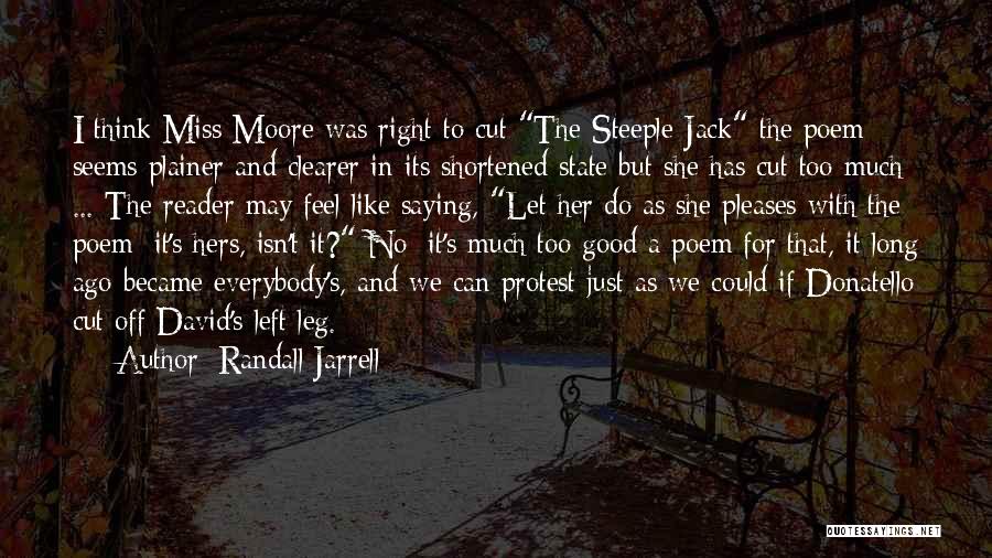 Shortened Quotes By Randall Jarrell