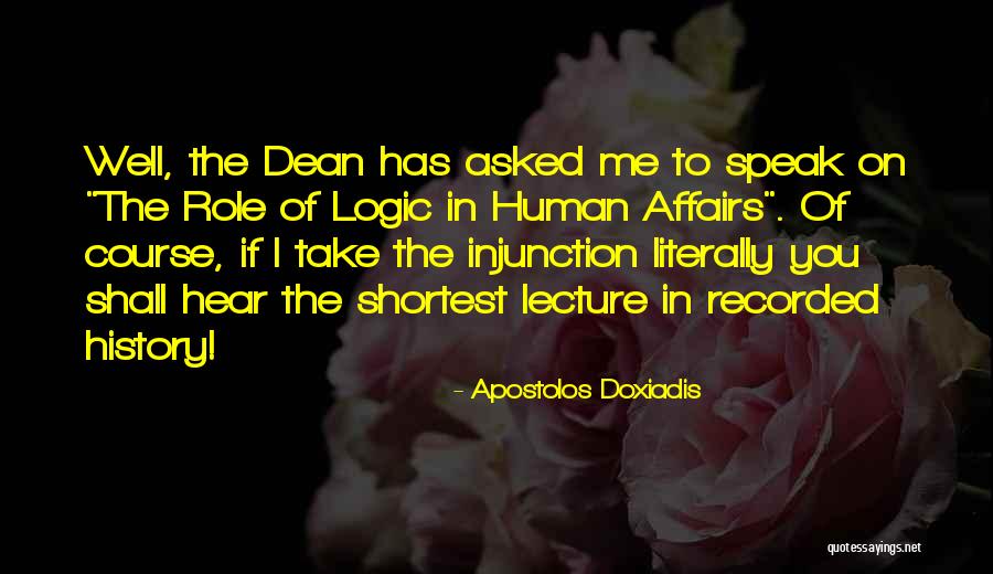 Shortest Me Quotes By Apostolos Doxiadis Shortest Me Quotes By Apostolos Doxiadis