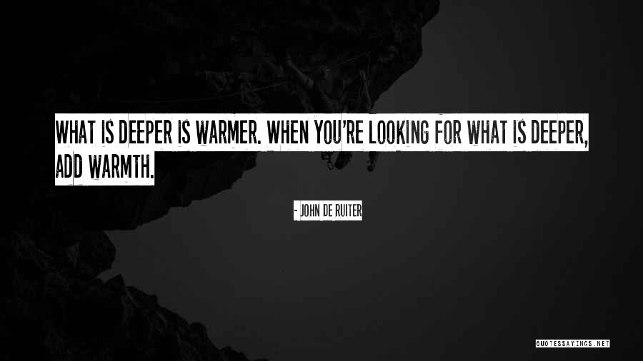 Shorth Quotes By John De Ruiter Shorth Quotes By John De Ruiter