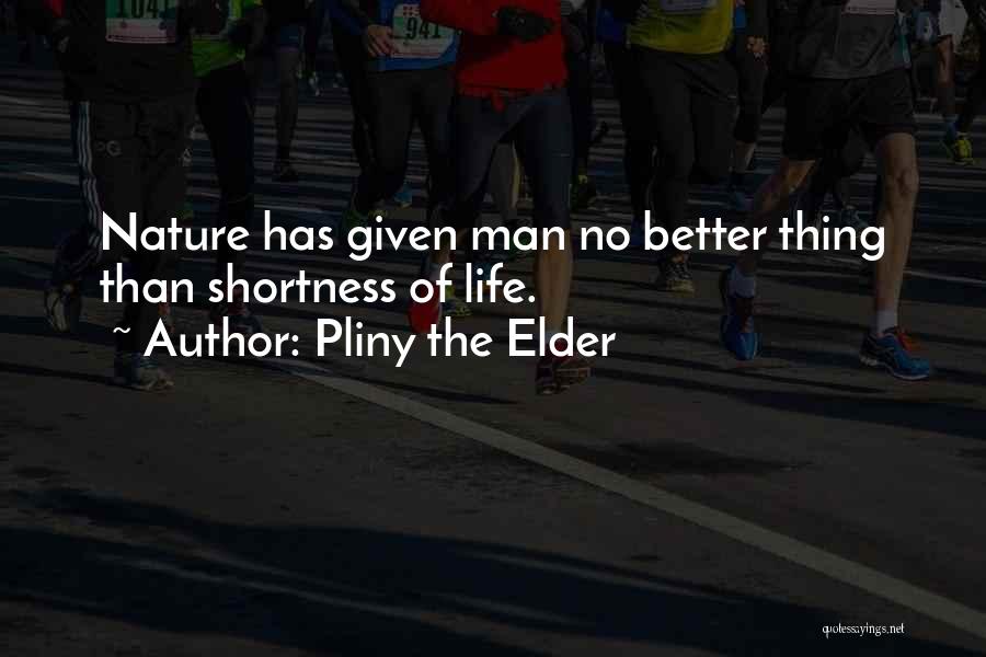 Shortness Quotes By Pliny The Elder