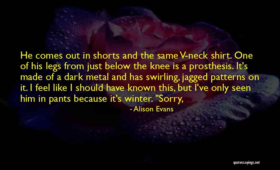 Shorts And Shirt Quotes By Alison Evans Shorts And Shirt Quotes By Alison Evans