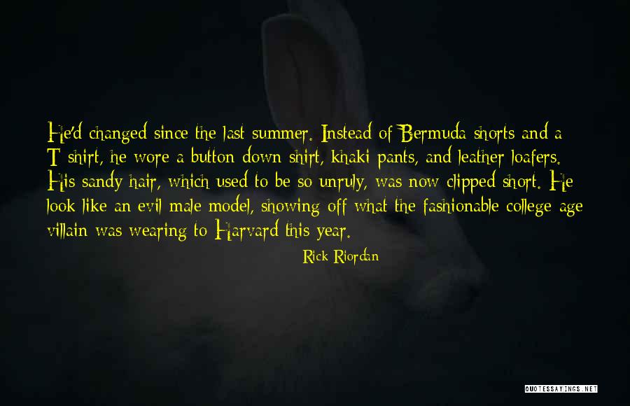 Shorts And Shirt Quotes By Rick Riordan Shorts And Shirt Quotes By Rick Riordan