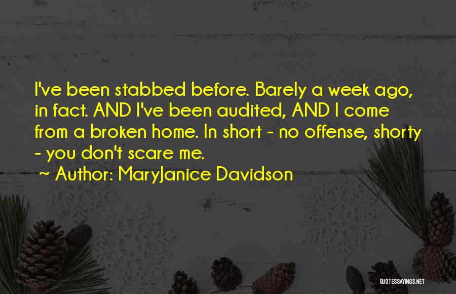 Shorty Quotes By MaryJanice Davidson