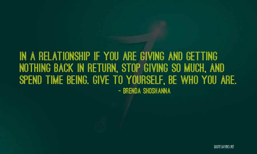 Shoshanna Quotes By Brenda Shoshanna