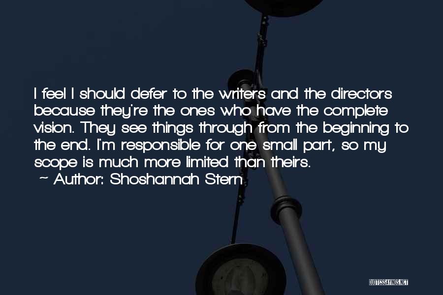 Shoshannah Stern Quotes 664750