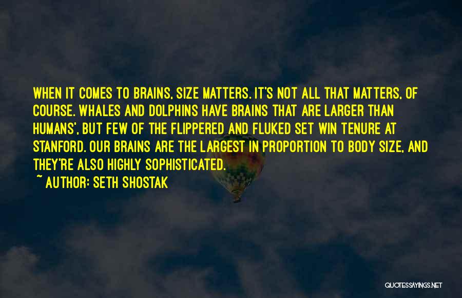 Shostak Quotes By Seth Shostak