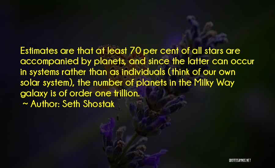 Shostak Quotes By Seth Shostak