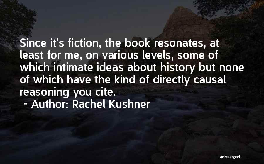 Should I Cite Quotes By Rachel Kushner
