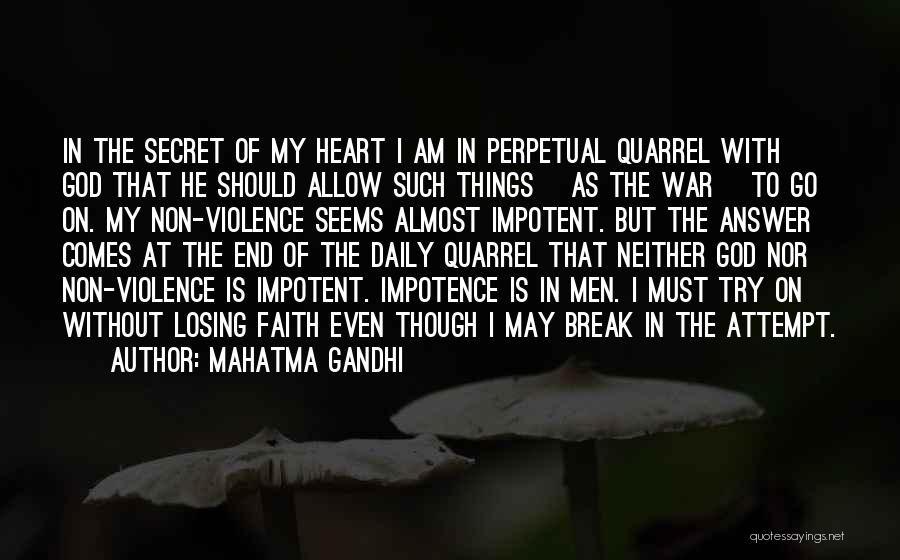 Should I Even Try Quotes By Mahatma Gandhi