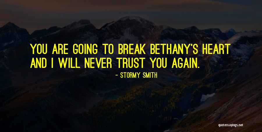 Should I Trust Again Quotes By Stormy Smith