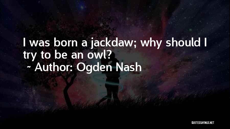 Should I Try Quotes By Ogden Nash