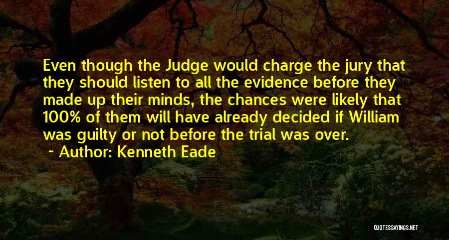 Should Not Judge Quotes By Kenneth Eade