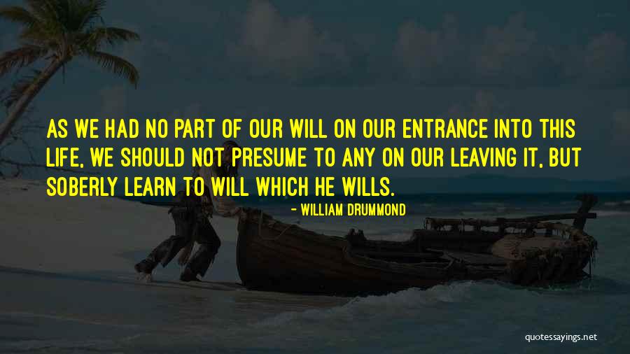 Should Quotes By William Drummond