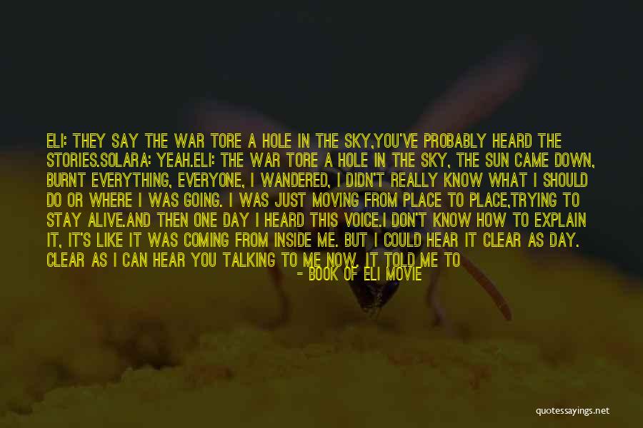 Should Ve Would Ve Could Ve Quotes By Book Of Eli Movie Should Ve Would Ve Could Ve Quotes By Book Of Eli Movie