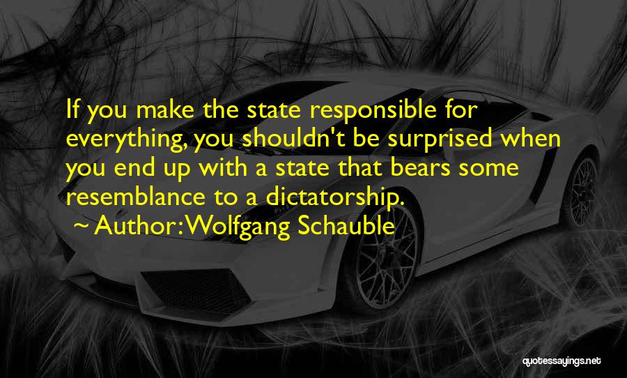 Shouldn't Be Surprised Quotes By Wolfgang Schauble