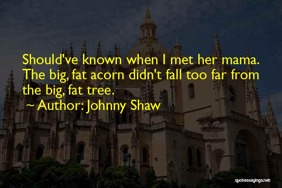Should've Known Quotes By Johnny Shaw