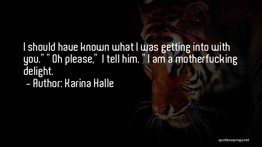 Should've Known Quotes By Karina Halle