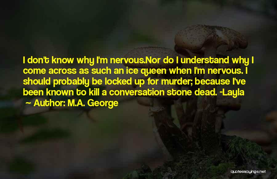 Should've Known Quotes By M.A. George