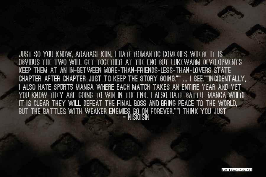 Shounen Quotes By NisiOisiN Shounen Quotes By NisiOisiN