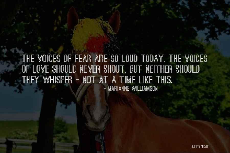 Shout Out Love Quotes By Marianne Williamson