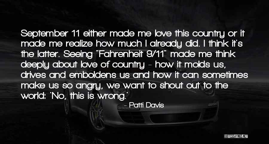 Shout Out Love Quotes By Patti Davis