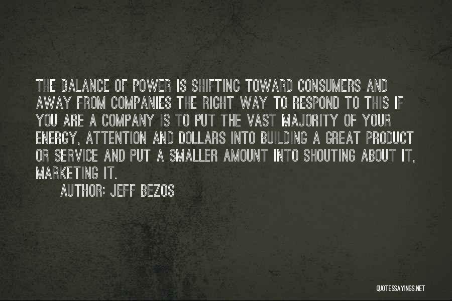 Shouting Quotes By Jeff Bezos